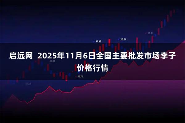 启远网  2025年11月6日全国主要批发市场李子价格行情